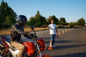 L'esame di guida per le moto