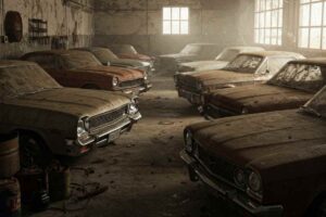 In un garage spunta una collezione di auto abbandonate: alcuni modelli li avevano dimenticati tutti (VIDEO)