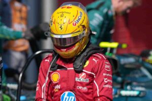 Lewis Hamilton in Ferrari